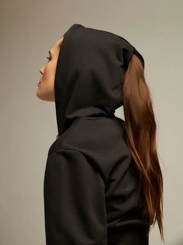 Elo 02 Katoenen Hoodie met volledige rits Elo 02 Katoenen Hoodie met volledige rits