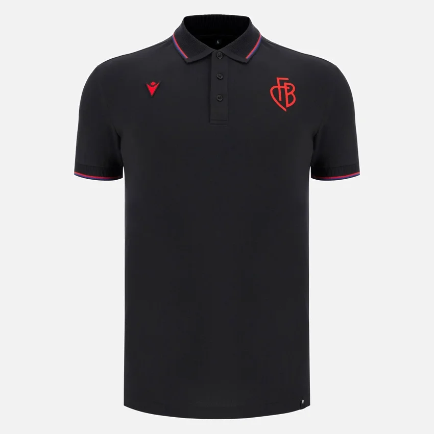 FC Basel 2025/26 Athleisure katoenen Poloshirt voor volwassenen FC Basel 2025/26 Athleisure katoenen Poloshirt voor volwassenen