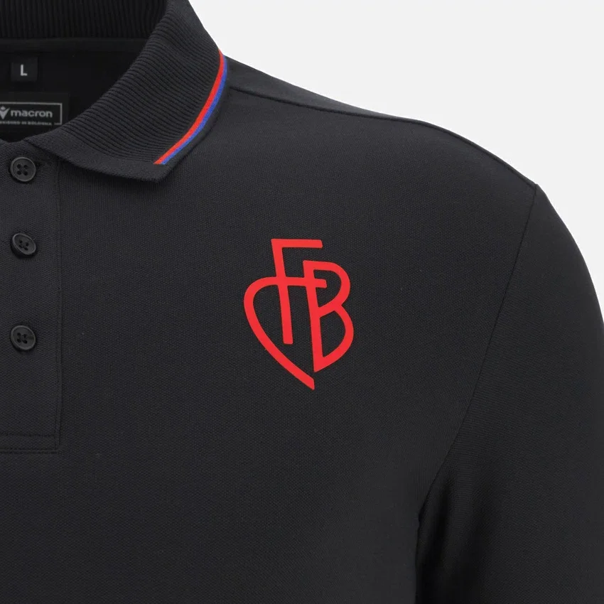 FC Basel 2025/26 Athleisure katoenen Poloshirt voor volwassenen FC Basel 2025/26 Athleisure katoenen Poloshirt voor volwassenen