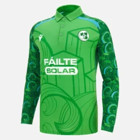 Ierse cricketteam 2026/28 T-20 wedstrijdshirt met lange armstukken