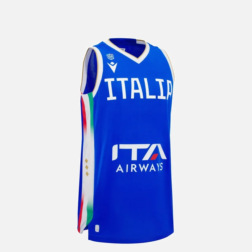 Italbasket 2025/26 junior uit-Singlet Italbasket 2025/26 junior uit-Singlet