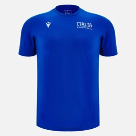 Italbasket 2025/26 katoenen reist-T-shirt voor volwassen spelers