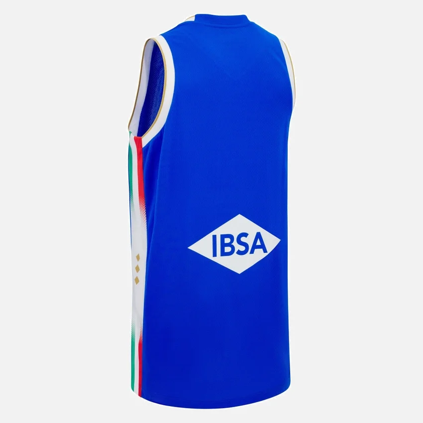 Italbasket 2025/26 Singlets voor volwassenen (uitwedstrijd) Italbasket 2025/26 Singlets voor volwassenen (uitwedstrijd)