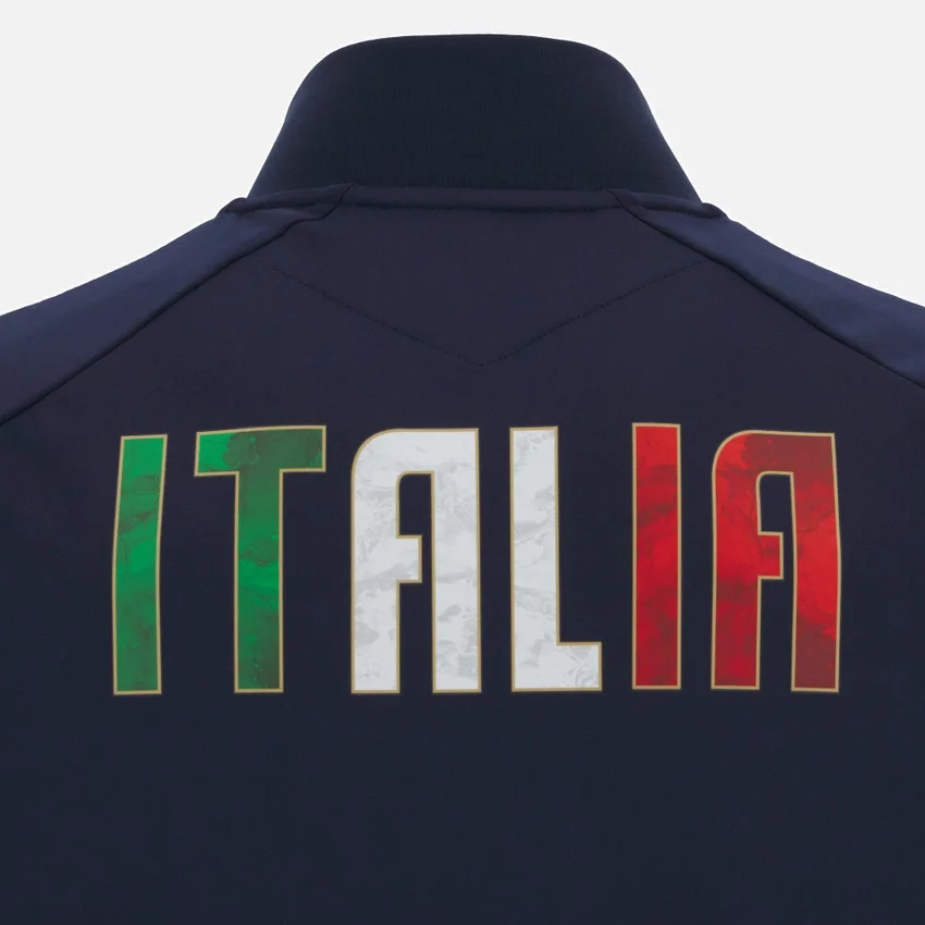 Italia Rugby 2025/26 Athleisure Anthem-jas voor volwassenen Italia Rugby 2025/26 Athleisure Anthem-jas voor volwassenen