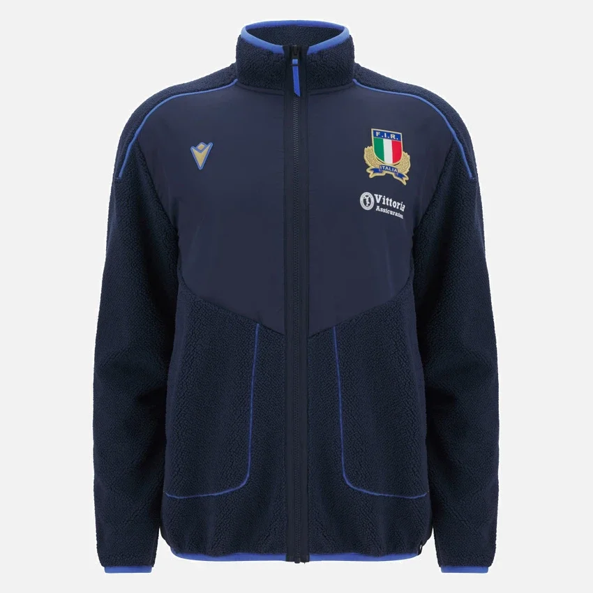 Italia Rugby 2025/26 Athleisure Teddy-jas voor volwassenen Italia Rugby 2025/26 Athleisure Teddy-jas voor volwassenen