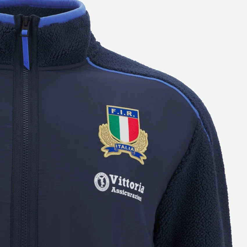 Italia Rugby 2025/26 Athleisure Teddy-jas voor volwassenen Italia Rugby 2025/26 Athleisure Teddy-jas voor volwassenen