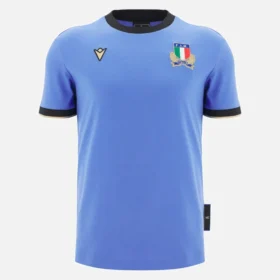 Italia Rugby 2025/26 Geribbeld katoen T-shirt Fan Line