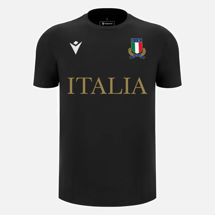 Italia Rugby 2025/26 Katoenen T-shirt voor volwassenen uit de fanlijn Italia Rugby 2025/26 Katoenen T-shirt voor volwassenen uit de fanlijn