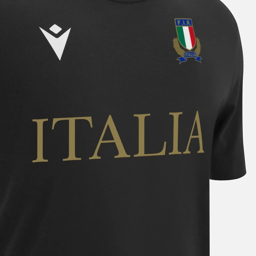 Italia Rugby 2025/26 Katoenen T-shirt voor volwassenen uit de fanlijn Italia Rugby 2025/26 Katoenen T-shirt voor volwassenen uit de fanlijn