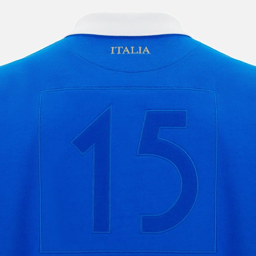 Italia Rugby 2025/26 Katoenen T-shirt voor volwassenen uit de fanlijn Italia Rugby 2025/26 Katoenen T-shirt voor volwassenen uit de fanlijn