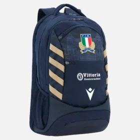 Italia Rugby 2025/26 marineblauw en goudkleurige rugzak Italia Rugby 2025/26 marineblauw en goudkleurige rugzak