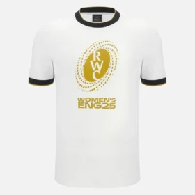 Katoenen T-shirts uit de fanlijn voor volwassenen voor het Wereldkampioenschap Rugby voor vrouwen 2025
