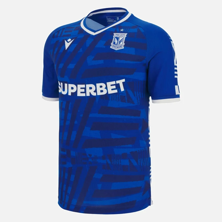 Lech Poznan 2025/26 Thuissportshirt voor volwassenen Lech Poznan 2025/26 Thuissportshirt voor volwassenen