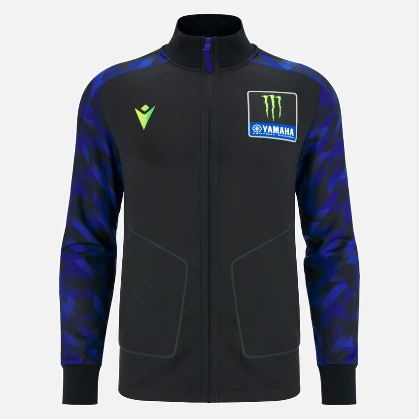 Monster Energy Yamaha MotoGP 2026 Man Fan Gear Sweatshirt met volledige rits Monster Energy Yamaha MotoGP 2026 Man Fan Gear Sweatshirt met volledige rits