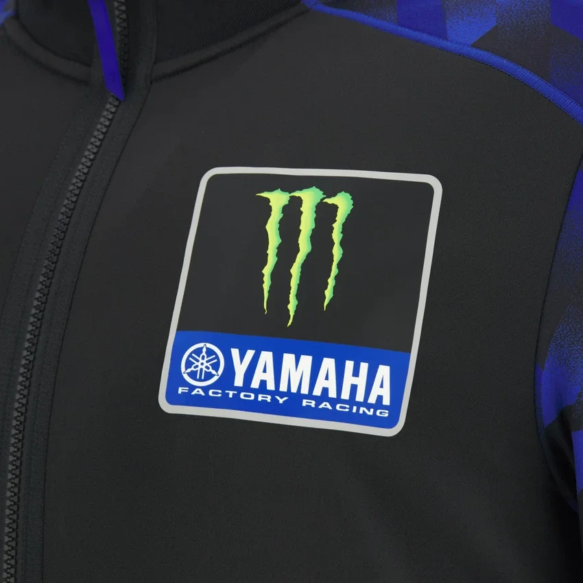 Monster Energy Yamaha MotoGP 2026 Man Fan Gear Sweatshirt met volledige rits Monster Energy Yamaha MotoGP 2026 Man Fan Gear Sweatshirt met volledige rits