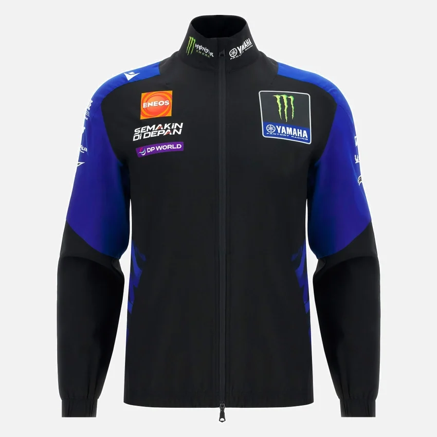 Monster Energy Yamaha MotoGP 2026 Man Team Replica Sweatshirt met volledige ritssluiting Monster Energy Yamaha MotoGP 2026 Man Team Replica Sweatshirt met volledige ritssluiting