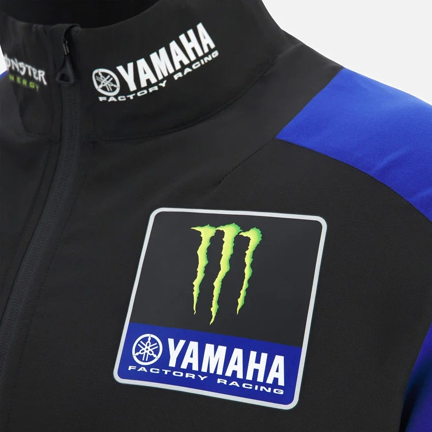 Monster Energy Yamaha MotoGP 2026 Man Team Replica Sweatshirt met volledige ritssluiting Monster Energy Yamaha MotoGP 2026 Man Team Replica Sweatshirt met volledige ritssluiting