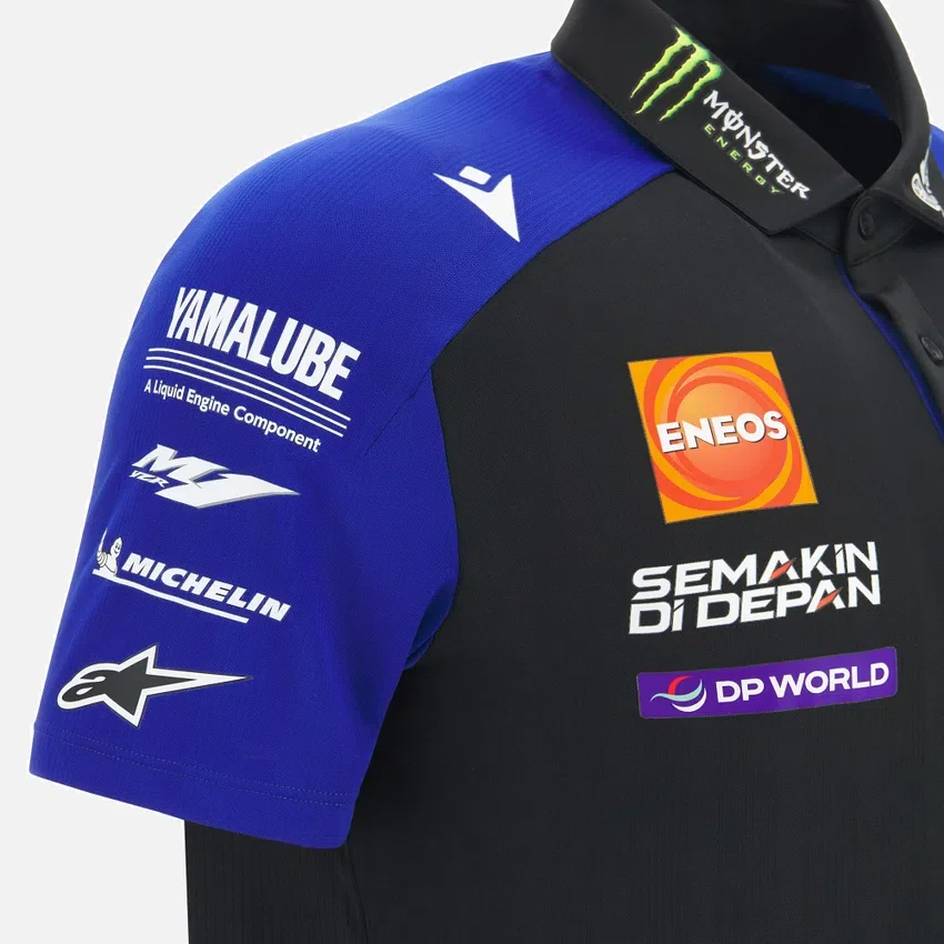 Monster Energy Yamaha MotoGP 2026 Team Replica Poloshirt – Kleinere maten Monster Energy Yamaha MotoGP 2026 Team Replica Poloshirt – Kleinere maten