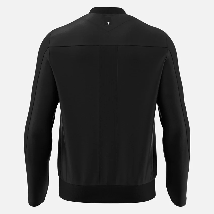Mooncrest-sweatshirt met ronde hals en geribde biesjes Mooncrest-sweatshirt met ronde hals en geribde biesjes