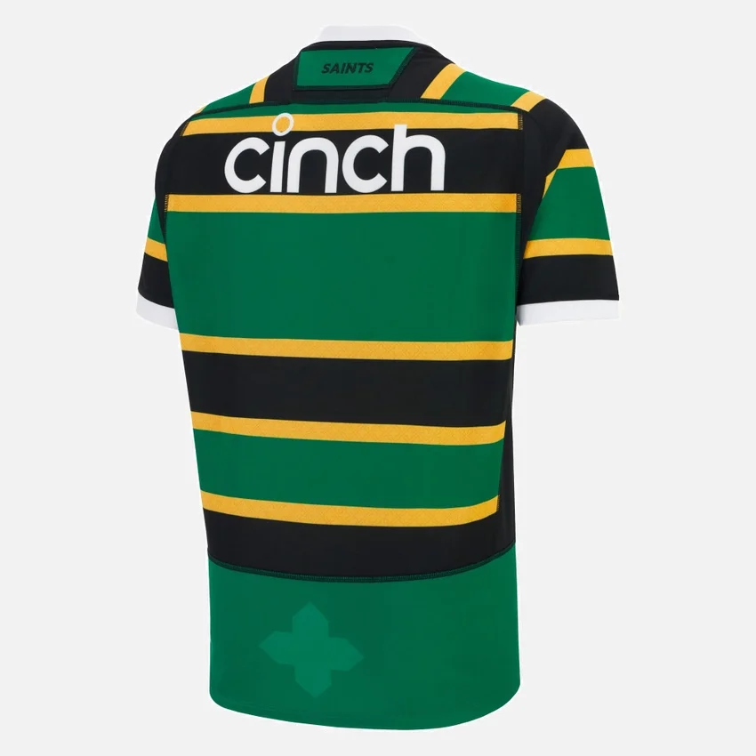 Northampton Saints 2025/26 thuisreplica-overhemd voor volwassenen Northampton Saints 2025/26 thuisreplica-overhemd voor volwassenen