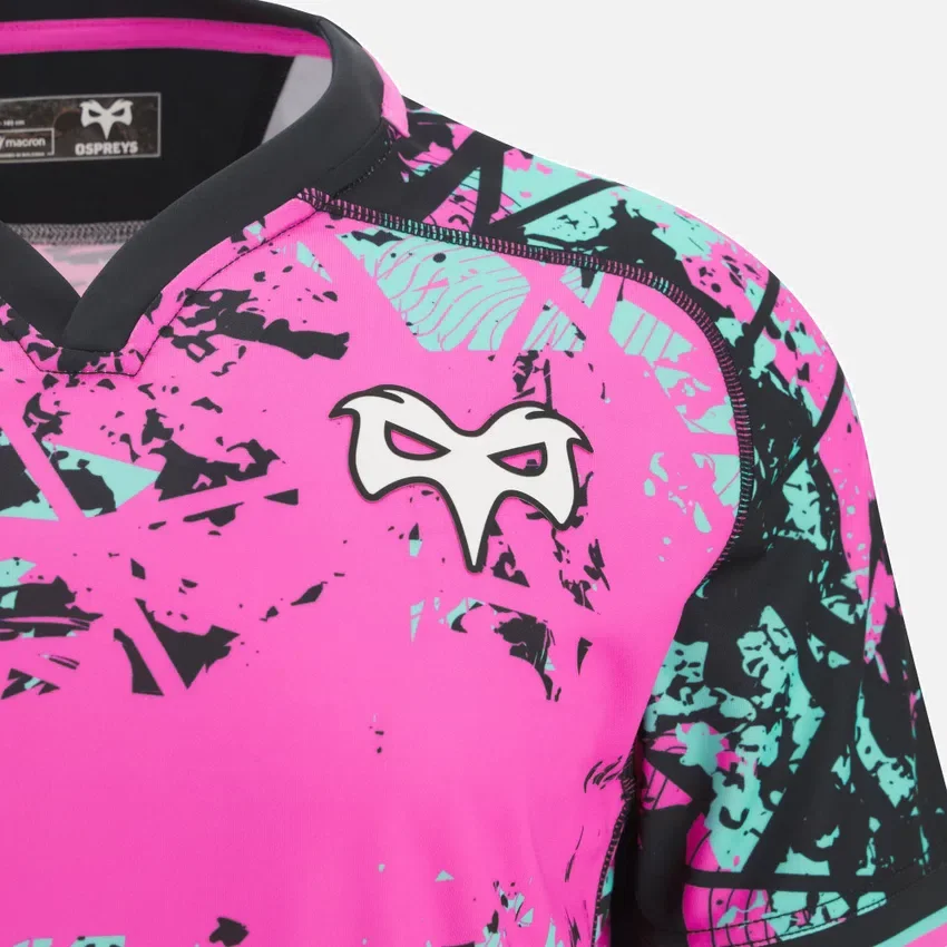 Ospreys 2025/26 Euro Replica-overhemd Ospreys 2025/26 Euro Replica-overhemd
