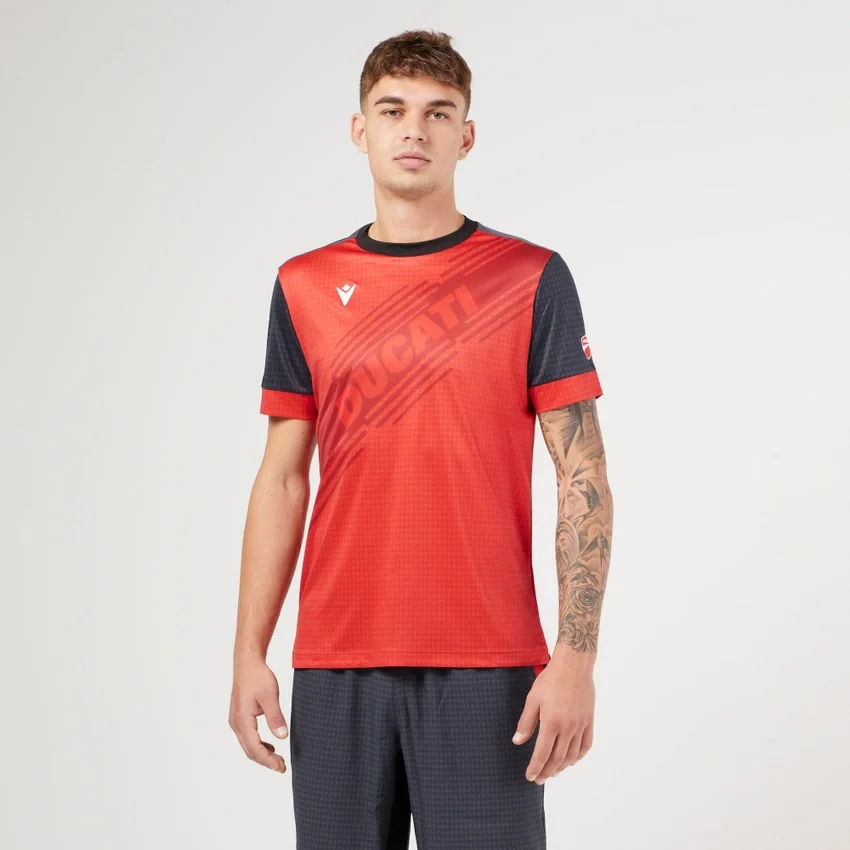 Rood padel-overhemd Macron X Ducati Rood padel-overhemd Macron X Ducati
