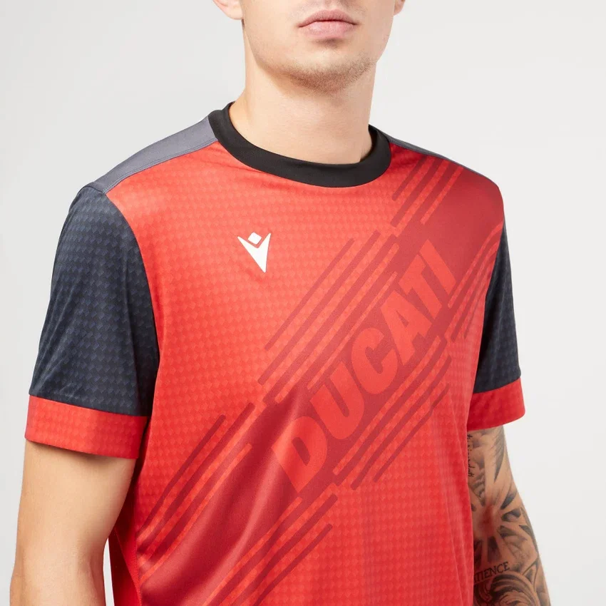 Rood padel-overhemd Macron X Ducati Rood padel-overhemd Macron X Ducati