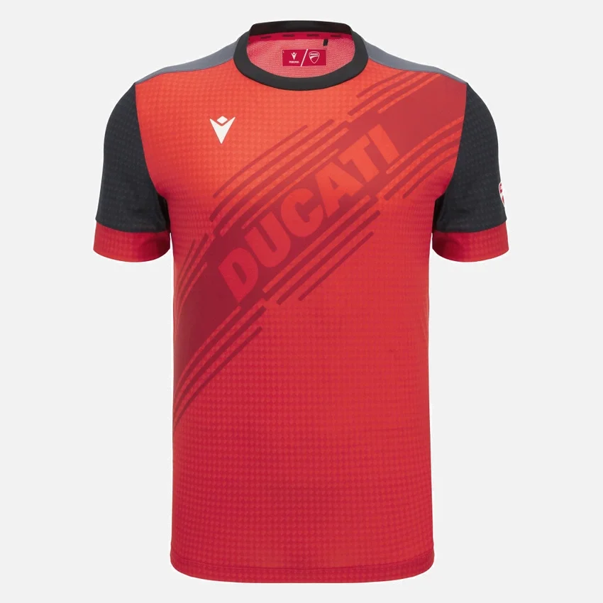 Rood padel-overhemd Macron X Ducati Rood padel-overhemd Macron X Ducati