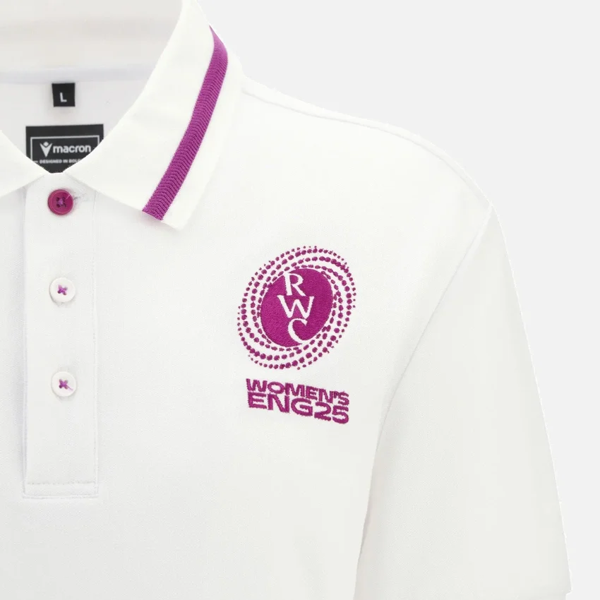 Rugby World Cup 2025 voor vrouwen Athleisure Poloshirt voor dames Rugby World Cup 2025 voor vrouwen Athleisure Poloshirt voor dames