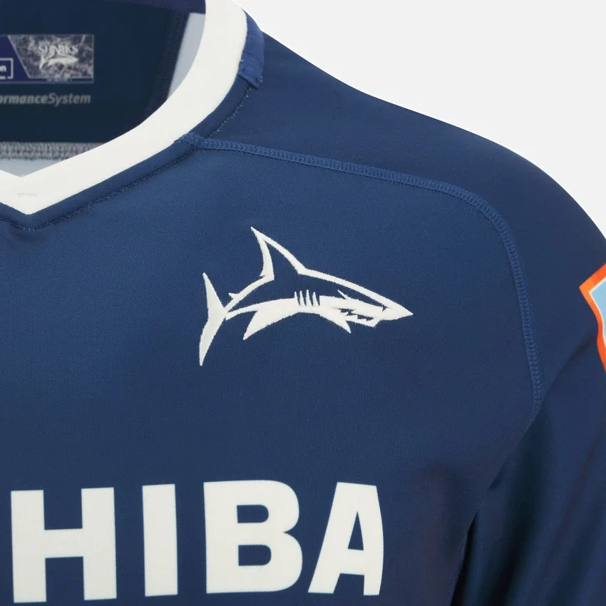 Sale Sharks 2025/26 thuisreplica-overhemd Sale Sharks 2025/26 thuisreplica-overhemd