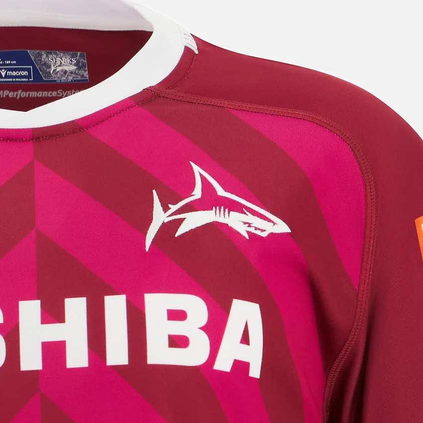 Sale Sharks 2025/26 uitwedstrijd-replicoverhemd Sale Sharks 2025/26 uitwedstrijd-replicoverhemd