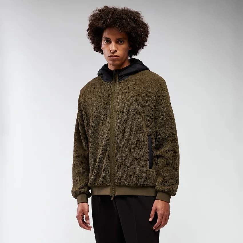 Sapporo Teddy-hoodie met volledige rits Sapporo Teddy-hoodie met volledige rits
