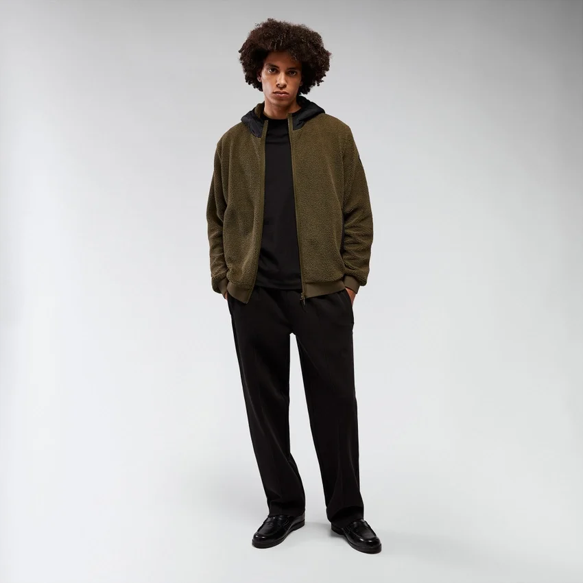 Sapporo Teddy-hoodie met volledige rits Sapporo Teddy-hoodie met volledige rits