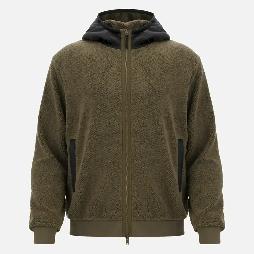 Sapporo Teddy-hoodie met volledige rits Sapporo Teddy-hoodie met volledige rits