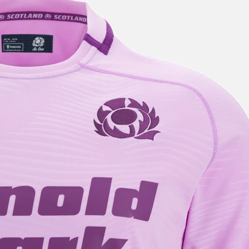 Scottish Rugby 2025/26 Junior uitwedstrijd replica-overhemd Scottish Rugby 2025/26 Junior uitwedstrijd replica-overhemd