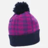 Scottish Rugby 2025/26 marineblauwe en paarse muts met pompon