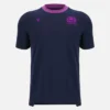 Scottish Rugby 2025/26 Navy katoenen T-shirt Scottish Rugby 2025/26 Navy katoenen T-shirt