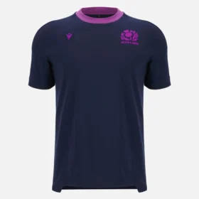 Scottish Rugby 2025/26 Navy katoenen T-shirt