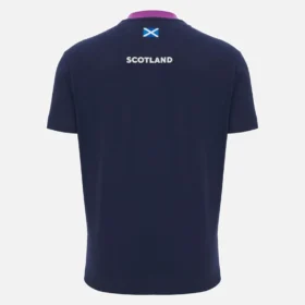 Scottish Rugby 2025/26 Navy katoenen T-shirt
