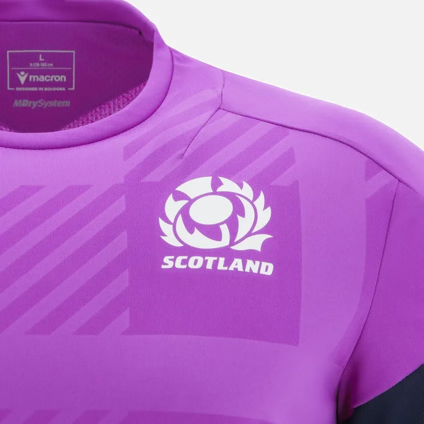Scottish Rugby 2025/26 Paars T-shirt Scottish Rugby 2025/26 Paars T-shirt