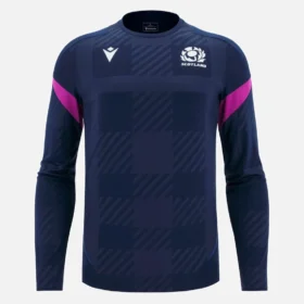 Scottish Rugby 2025/26 trainingsshirt met lange armstukken