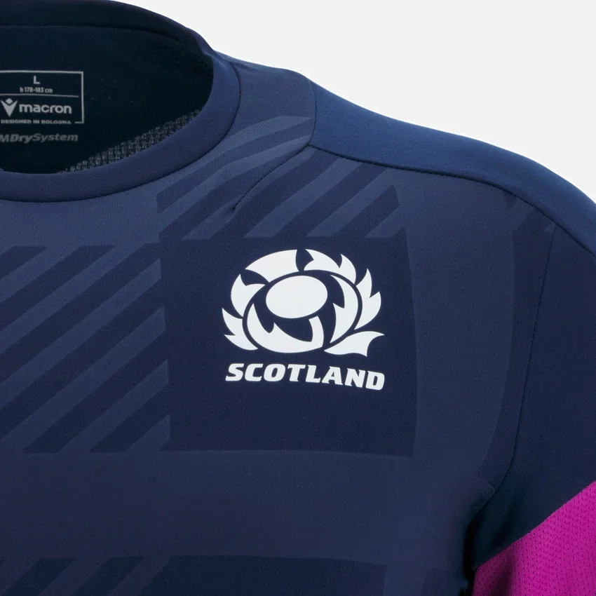 Scottish Rugby 2025/26 trainingsshirt met lange armstukken Scottish Rugby 2025/26 trainingsshirt met lange armstukken