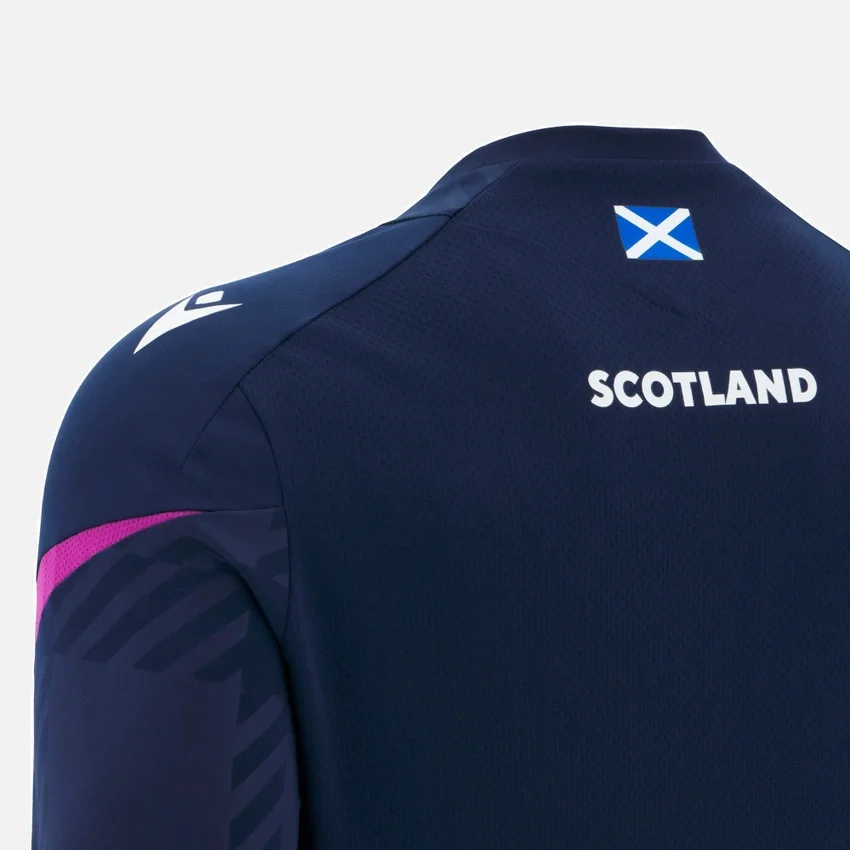 Scottish Rugby 2025/26 trainingsshirt met lange armstukken Scottish Rugby 2025/26 trainingsshirt met lange armstukken