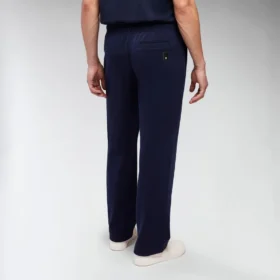 Shiny broek met wijde pijpen