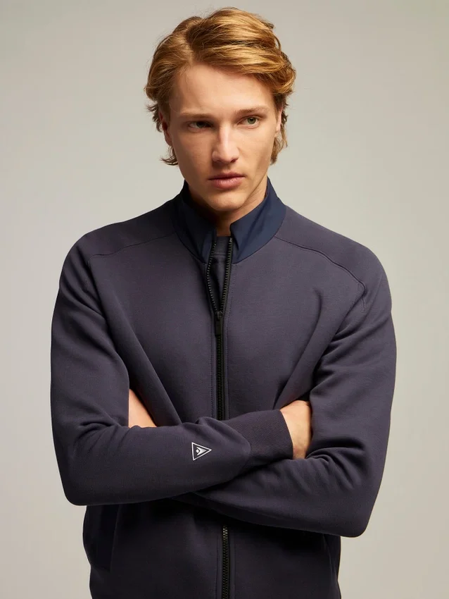 Tommy-top met doorlopende rits Tommy-top met doorlopende rits
