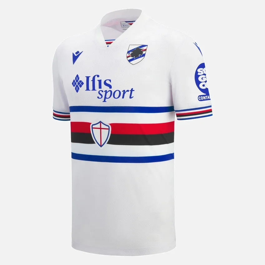 U.C. Sampdoria 2025/26 Uitwedstrijdsportshirt voor volwassenen U.C. Sampdoria 2025/26 Uitwedstrijdsportshirt voor volwassenen