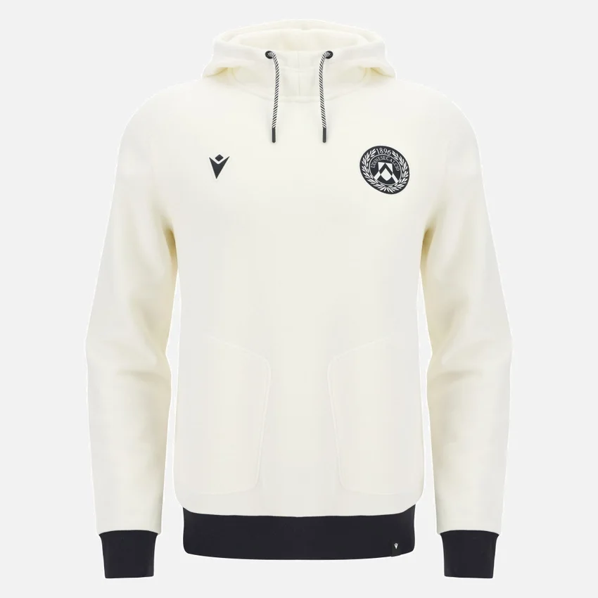 Udinese Calcio 2025/26 Athleisure reissweatshirt met capuchon voor volwassenen Udinese Calcio 2025/26 Athleisure reissweatshirt met capuchon voor volwassenen