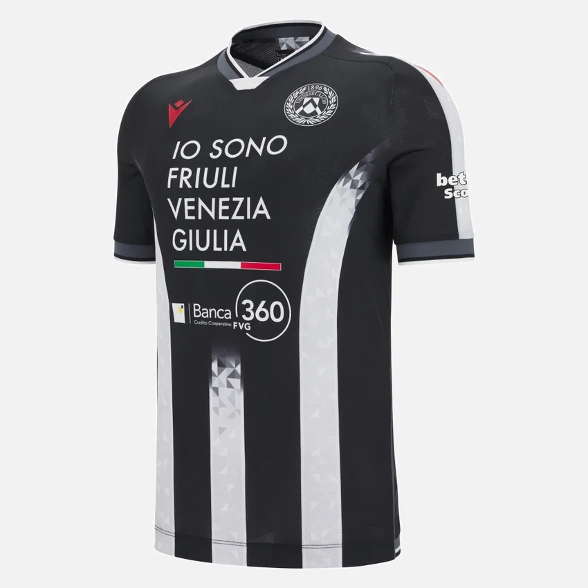 Udinese Calcio 2025/26 Thuissportshirt voor volwassenen Udinese Calcio 2025/26 Thuissportshirt voor volwassenen