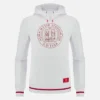 Unibo-collectie Geborstelde witte Hoodie Senior Unibo-collectie Geborstelde witte Hoodie Senior