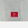 Unibo-collectie Grijs gemêleerd katoen T-shirt voor volwassenen Unibo-collectie Grijs gemêleerd katoen T-shirt voor volwassenen